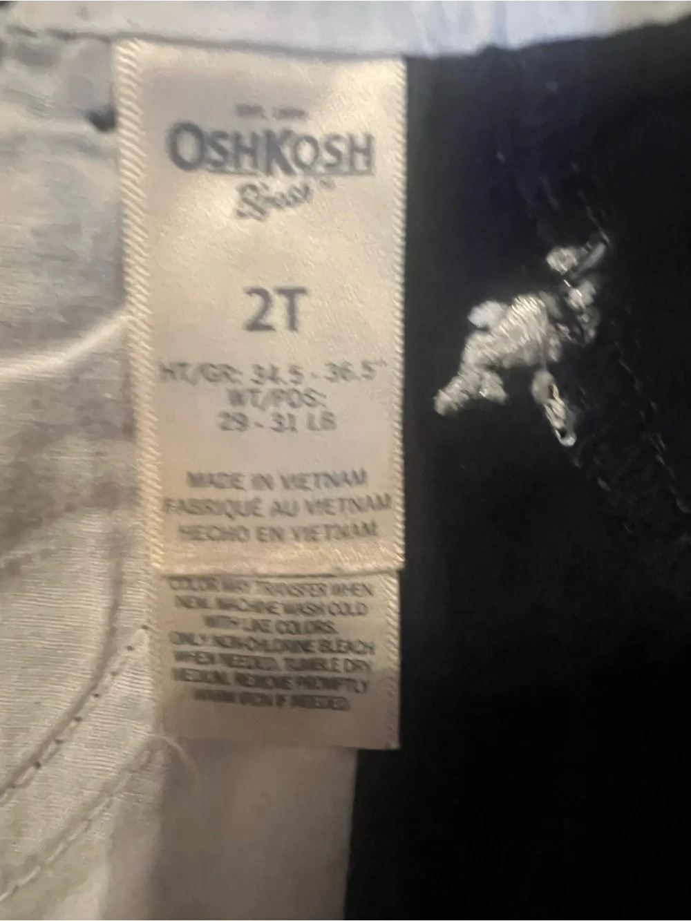 Bundle (2) OshKosh B'gosh Toddler Girls Overalls  Shorts and Dress Set